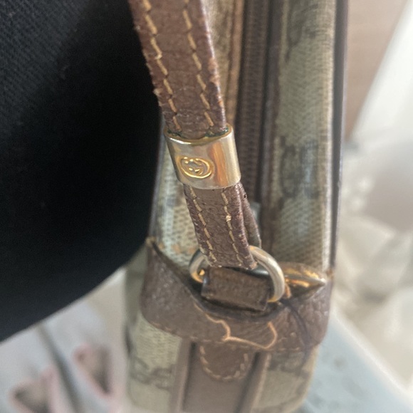 RARE Vintage Gucci Canteen GG Monogram Crossbody - Picture 8 of 9